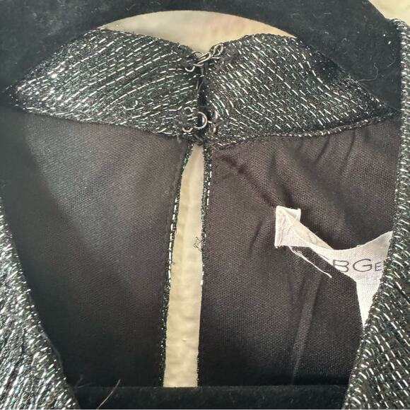 BCBGeneration Emerald Green Shimmer Party Maxi Dress Size 12 - Picture 5 of 7